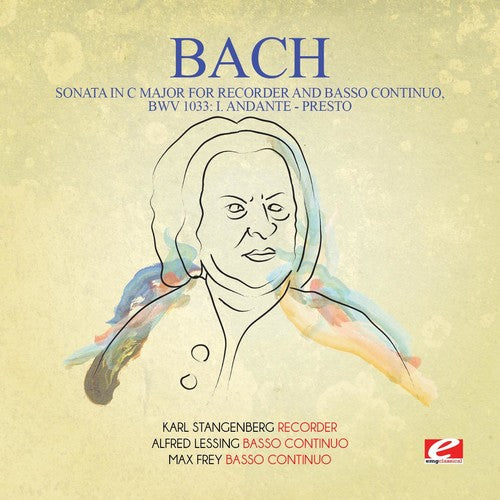 J.S. Bach: Sonata C Major for Recorder & Basso Continuo BWV 1  [ CD ]