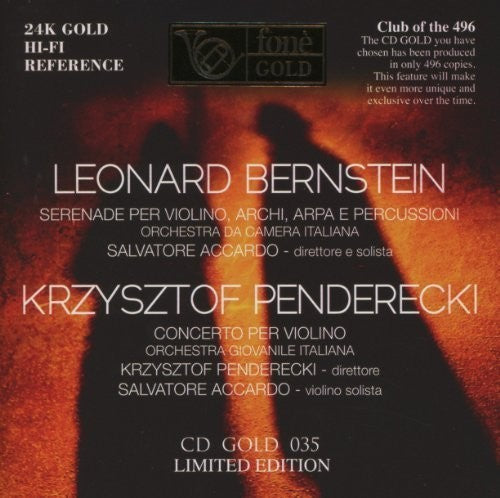 Leonard Bernstein: Krzysztof Penderecki (24 K Gold)  [ CD ]