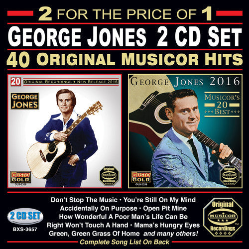 George Jones: 40 Original Musicor Hits  [ CD ]