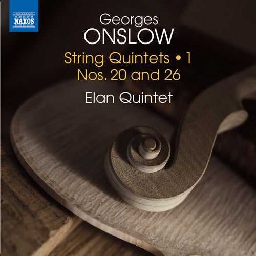 Onslow / Elan Quintet: Georges Onslow: String Quintets Vol 1  [ CD ]