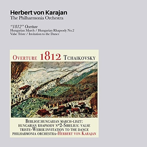 Karajan, Herbert Von / Philarmonia Orchestra: 1812 Overture / Hungarian March / Hungarian  [ CD ]