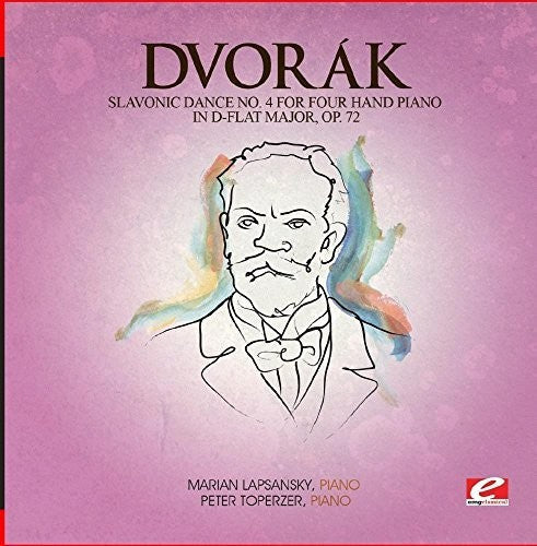 Dvorak: Slavonic Dance 4 Four Hand Piano D-Flat Maj 72  [ CD ]