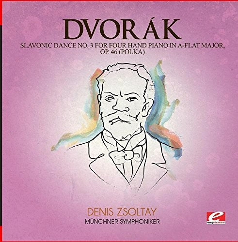 Dvorak: Slavonic Dance 3 Four Hand Piano A-Flat Maj 46  [ CD ]
