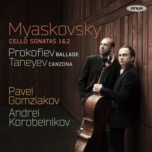 Pavel Gomziakov: Myaskovsky: Cello Sonatas Nos.1 & 2  [ CD ]