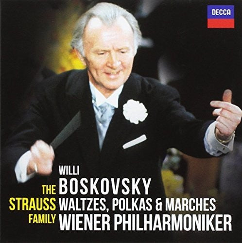 Boskovsky, Willi / Wiener Philarmoniker: Strauss Familiy: Waltzes Polkas & Marches  [ CD ]