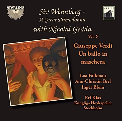 Verdi / Klas / Wennberg / Gedda / Falkman: Siv Wennberg: A Great Primadonna, Vol. 6  [ CD ]