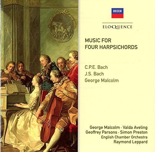 George Malcolm: Music For Four Harpsichords  [ CD ]