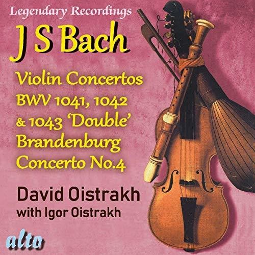 David Oistrakh: Bach Violin Concertos 1, 2, 3 Plus Brandenburg Concerto No.4  [ CD ]
