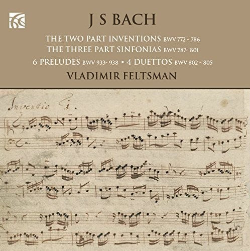 Bach, J.S. / Feltsman: Johann Sebastian Bach: Works for Piano  [ CD ]
