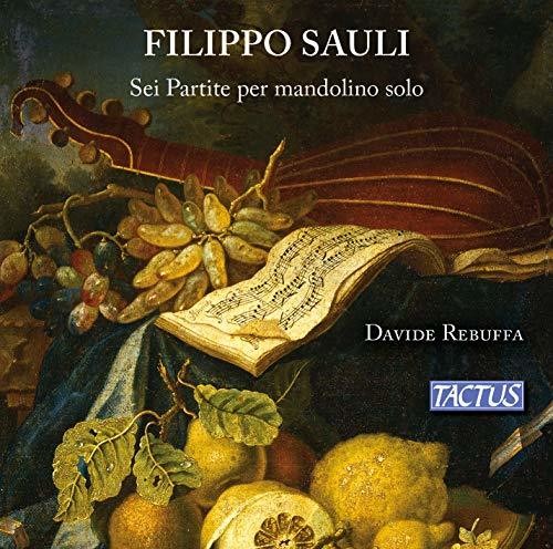 Sauli / Rebuffa: Six Partitas for Solo Mandolin  [ CD ]