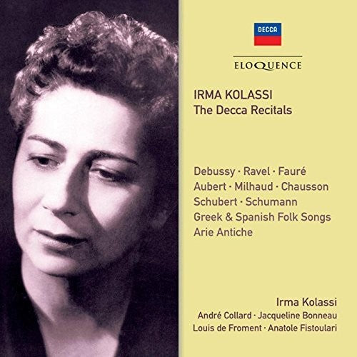Irma Kolassi: Irma Kolassi: Decca Recitals  [ CD ]