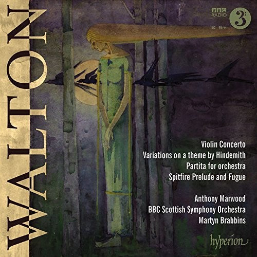 Walton / Marwood, Anthony: Walton: Violin Concerto, Variations On A Theme By Hindemith, Partita  [ CD ]
