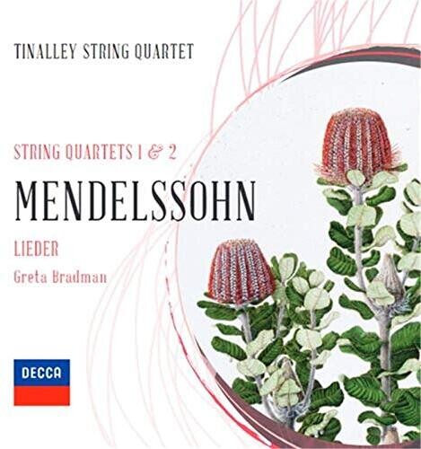 Mendelssohn / Bradman, Greta / Tinalley String Qrt: Mendelssohn: String Quartets 1 & 2  [ CD ]