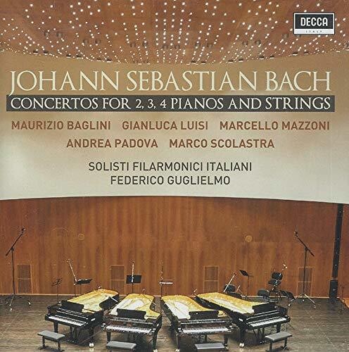 Baglini / Luisi / Mazzoni /Padova / Scolastra: Concertos For 2, 3 & 4 Pianos & Strings: Live At Amiata Piano Festival  [ CD ]