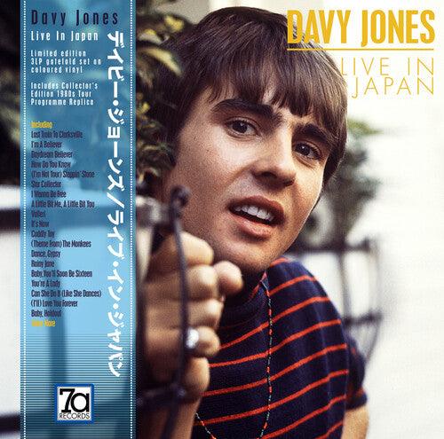 Davy Jones- Live In Japan (Red, White & Blue Vinyl) - LP