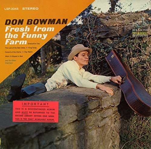 Don Bowman: Fresh From the Funny Farm  [ CD ]