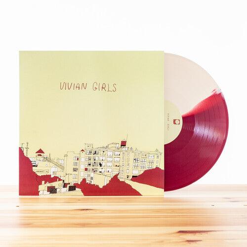 Vivian Girls- Vivian Girls (Half Cream/Half Maroon Vinyl) - LP