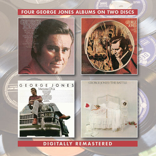 George Jones: George Jones / In A Gospel Way / Memories Of Us / The Battle  [ CD ]