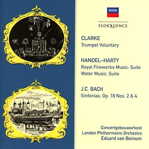 Eduard Van Beinum: Clarke / Handel / Harty / J.C. Bach: Orchestral Works  [ CD ]