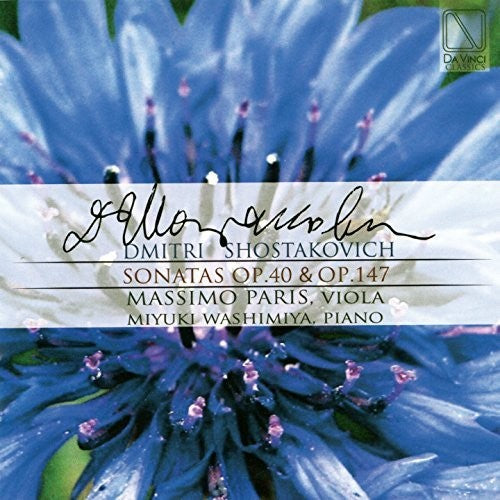 Shostakovich / Paris, Massimo / Washimiya, Miyuki: Shostakovich: Sonatas Op 40 & Op 147  [ CD ]