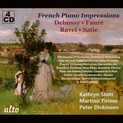 Stott, Kathryn / Tirimo, Martino / Dickinson, Peter: French Piano Impressions / Debussy - Faure - Ravel - Satie  [ CD ]