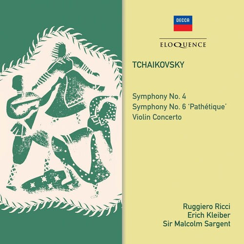 Tchaikovsky / Kleiber, Erich / Ricci, Ruggiero: Tchaikovsky: Symphonies 4 & 6 / Violin Concerto  [ CD ]