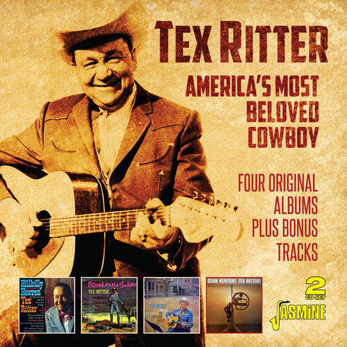Tex Ritter: America's Most Beloved Cowboy: 4 Original Albums Plus Bonus Tracks -Original Recordings Remastered  [ CD ]