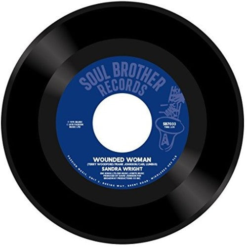 Sandra Wright: Wounded Woman / Midnight Affair - 7-INCH SINGLE