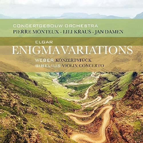 Elgar / Weber / Sibelius: Enigma Variations / Konzertstuck / Violin Concerto  [ CD ]