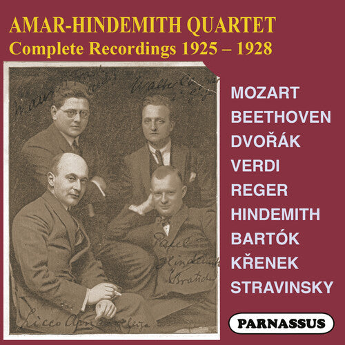 Amar-Hindemith Quartet: Amar-Hindemith Quartet complete recordings 1925-8  [ CD ]