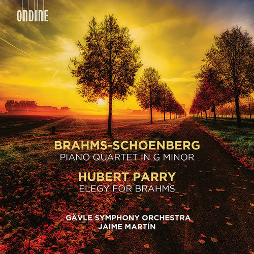 Brahms / Gavle Symphony Orchestra: Piano Quartet in G Minor / Elegy for Brahms  [ CD ]