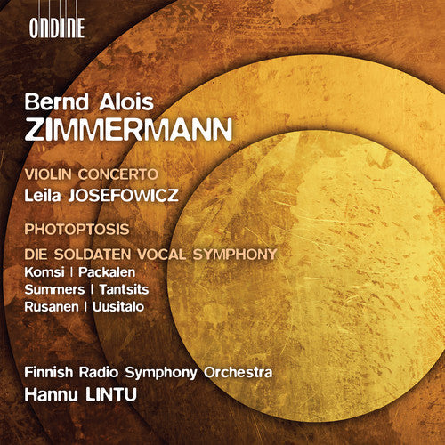 Zimmermann / Josefowicz: Violin Concerto / Photoptosis  [ CD ]