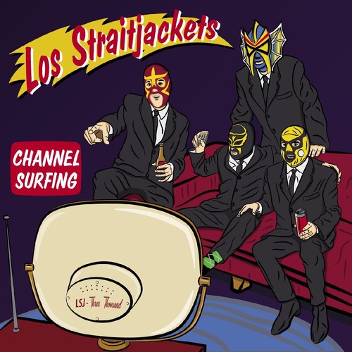 Los Straitjackets- Channel Surfing EP [Vinyl] - LP