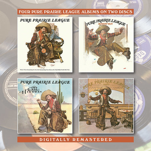 Pure Prairie League: Pure Prairie League / Bustin Out / Two Lane Highway / Dance  [ CD ]