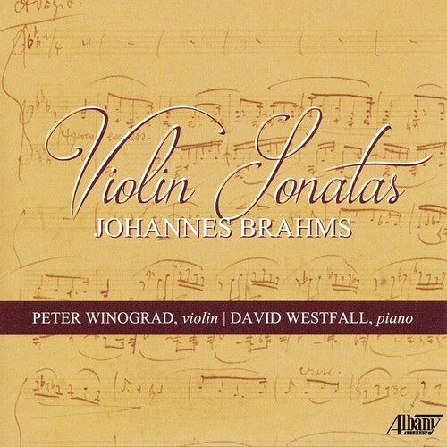 Winograd & Westfall: Violin Sonatas Johannes Brahms  [ CD ]