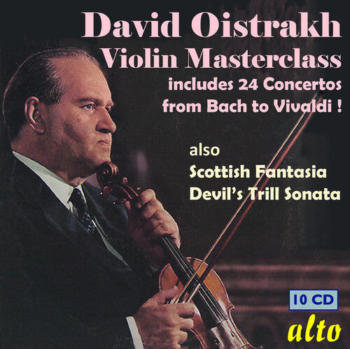 David Oistrakh: Violin Masterclass 24 Concertos from Bach to Vivaldi Other Key Works & Chamber Music  [ CD ]