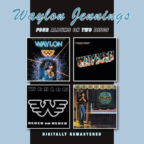 Waylon Jennings: What Goes Around Comes Around / Music Man / Black On Black / Waylon And Company  [ CD ]