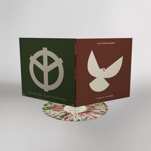 Hiss Golden Messenger- O Come All Ye Faithful (Bone Green Red Splatter Vinyl) (Tri-Color Splatter Effect) - LP