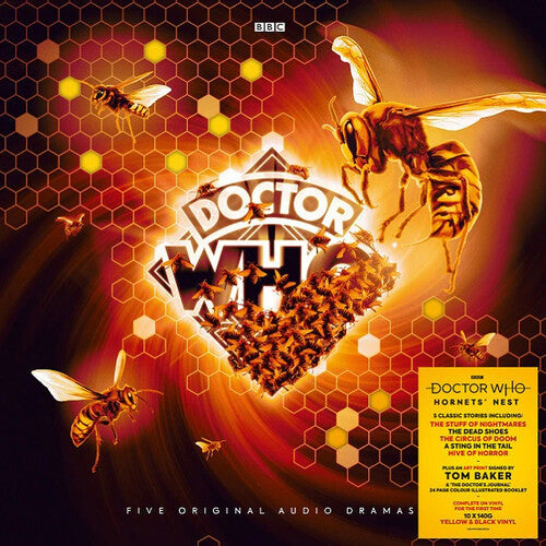 Doctor Who: Hornets' Nest [Limited Boxset Includes Signed Tom Baker Print & 10LP's on Black & Yellow 140-Gram Vinyl] - VINYL