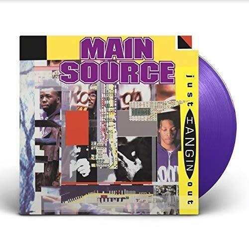 Main Source- Just Hangin' Out / Live At The Barbecue (Purple) - LP