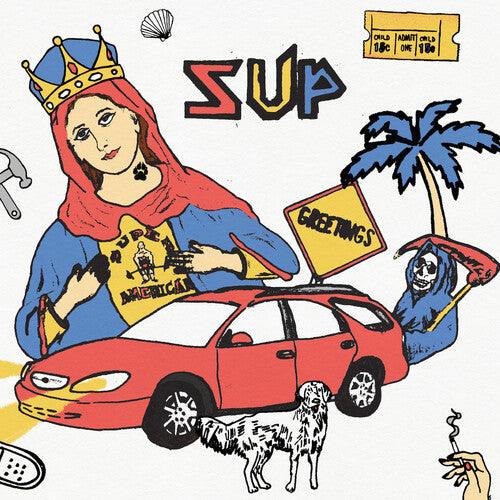 Super American- SUP - Half Red / Half Blue - LP