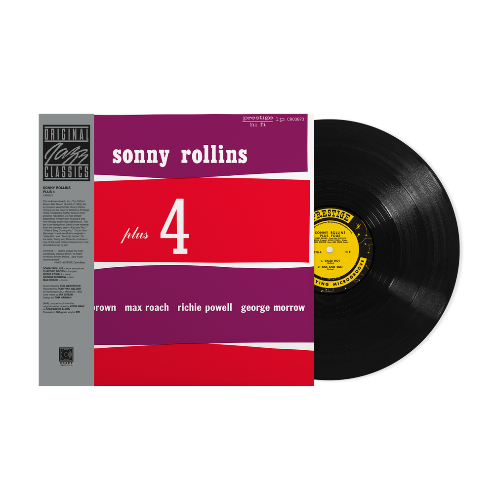 Sonny Rollins- Plus 4 (Original Jazz Classics Series) - [180g LP] - LP