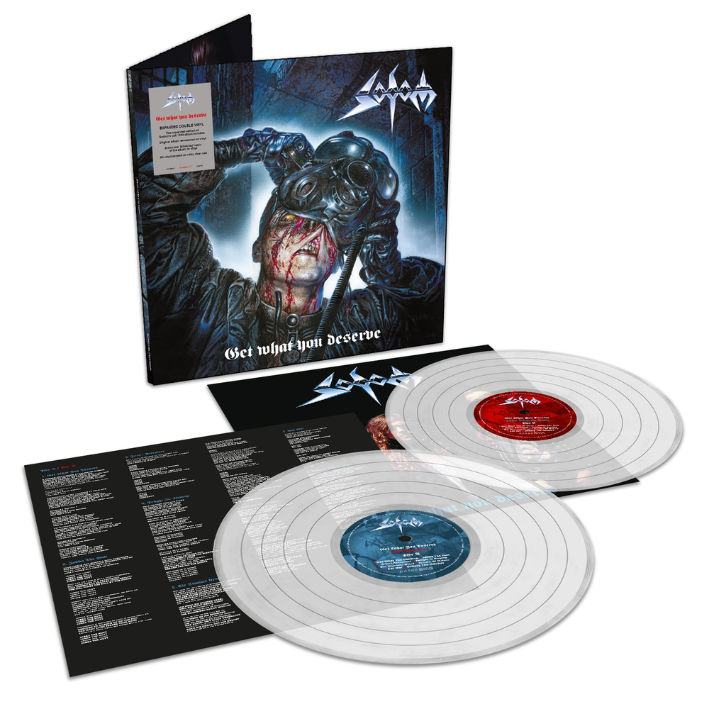 Sodom- Get What You Deserve: Expanded Edition (Milky Clear Vinyl) - LP