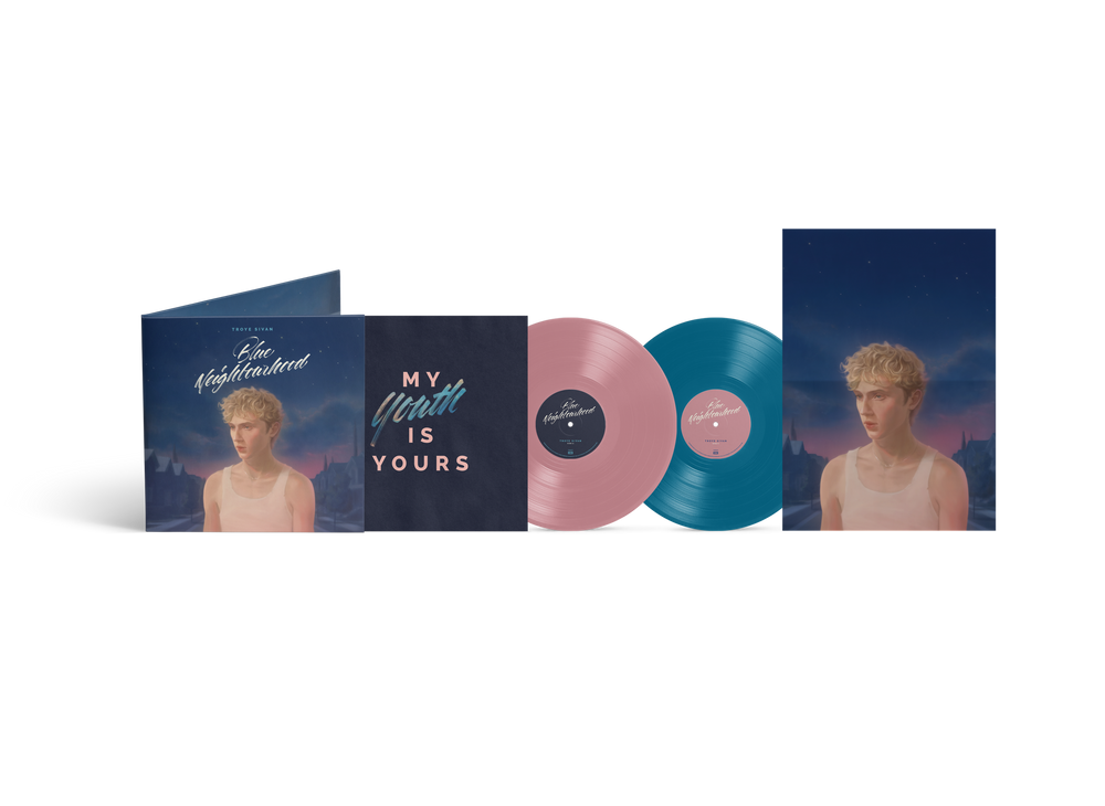 Troye Sivan- Blue Neighbourhood 'Ten Years On' - 10th Anniversary [Blush Pink & Aqua Blue] - LP