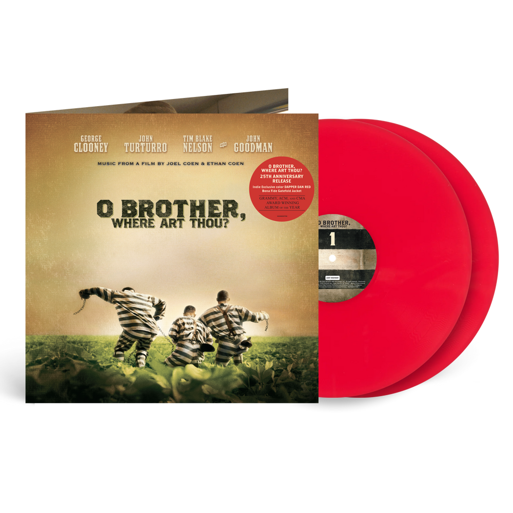 O Brother, Where Art Thou? (Original Motion Picture Soundtrack) - 25th Anniversary [Indie Exclusive Dapper Dan Red] - LP