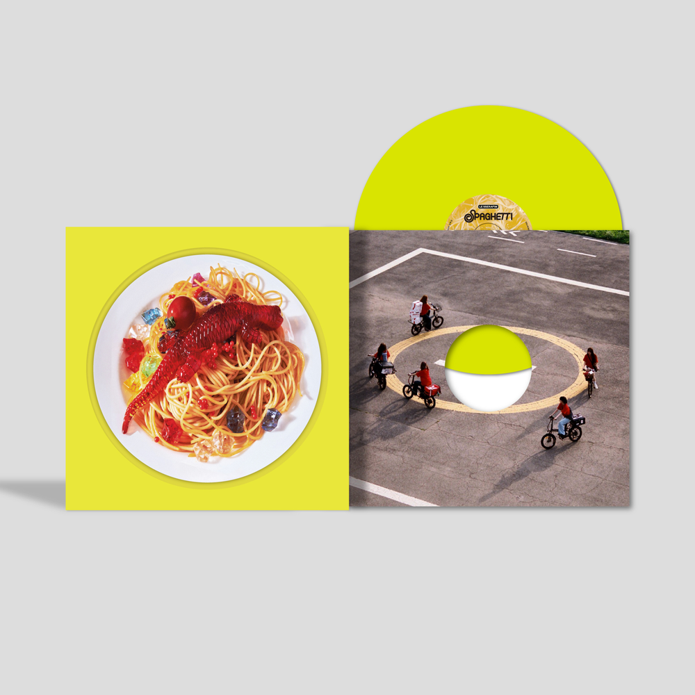 LE SSERAFIM- 1st Single Album 'SPAGHETTI' [Neon Yellow] - LP