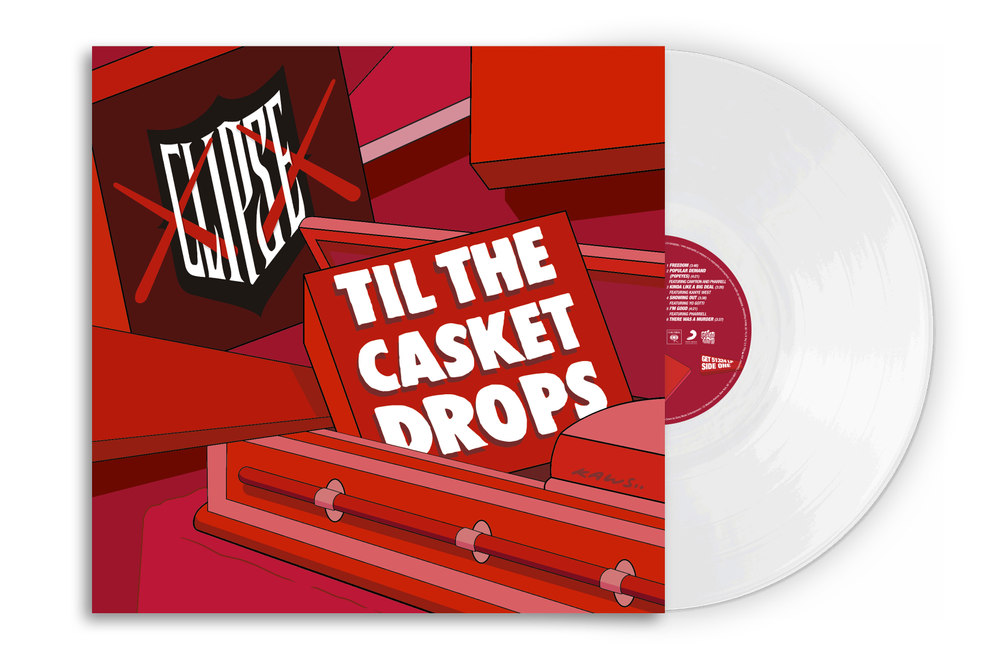 Clipse- Til The Casket Drops [White] (DAMAGED) - LP