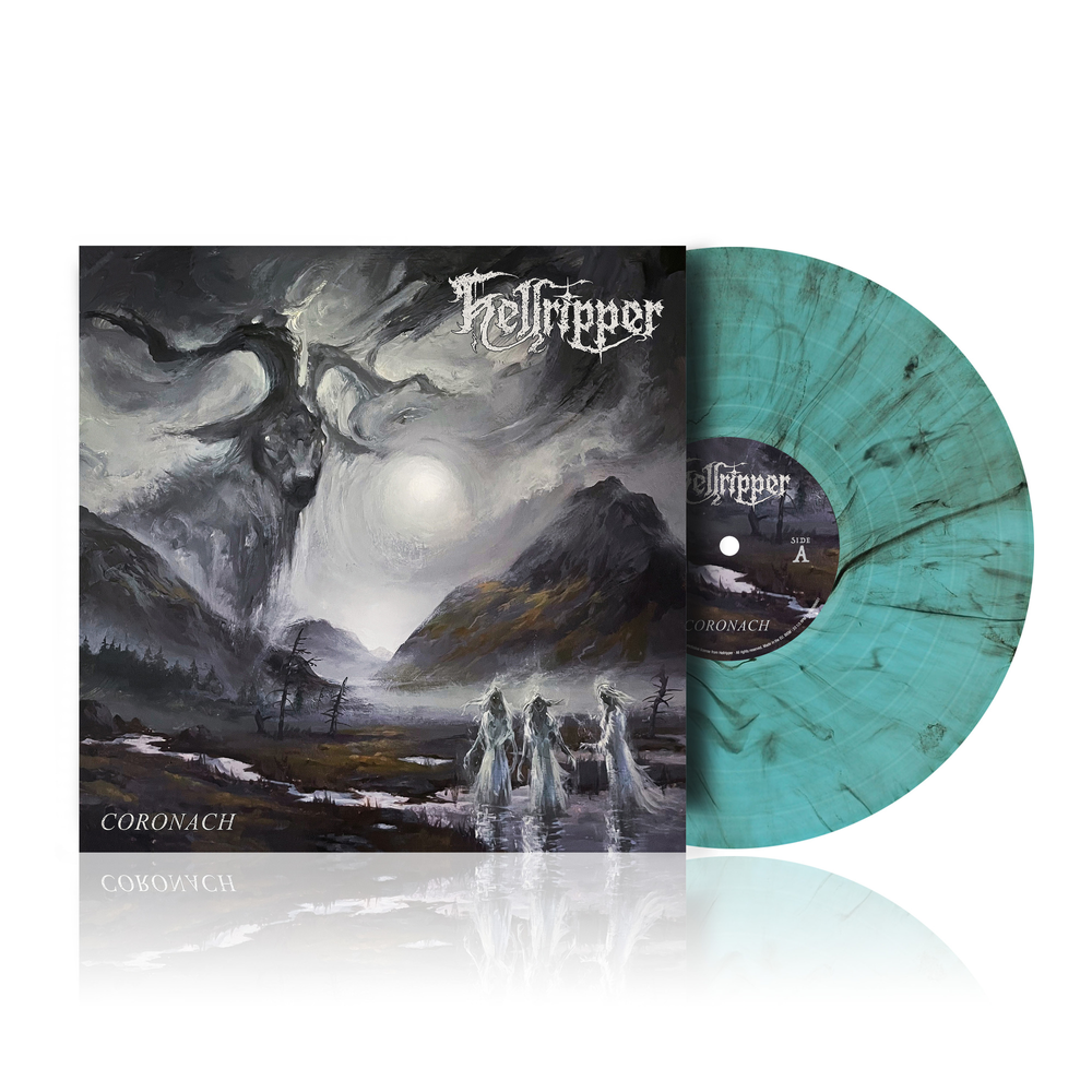 Hellripper- Coronach [Indie Exclusive Granite City Electric Smoke] - LP
