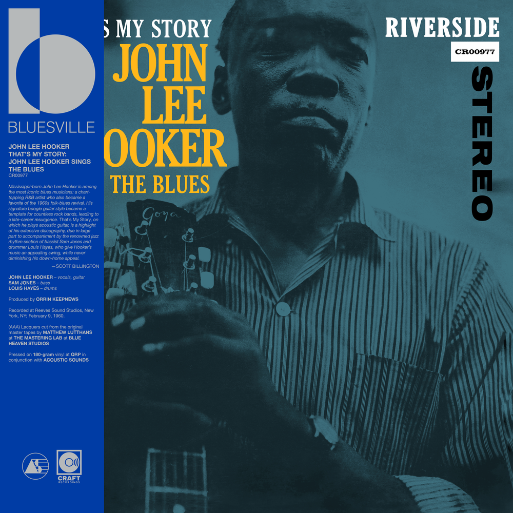 John Lee Hooker- That's My Story: John Lee Hooker Sings The Blues (Bluesville Acoustic Sounds Series) [180g Black Vinyl - paper wrapped] - LP