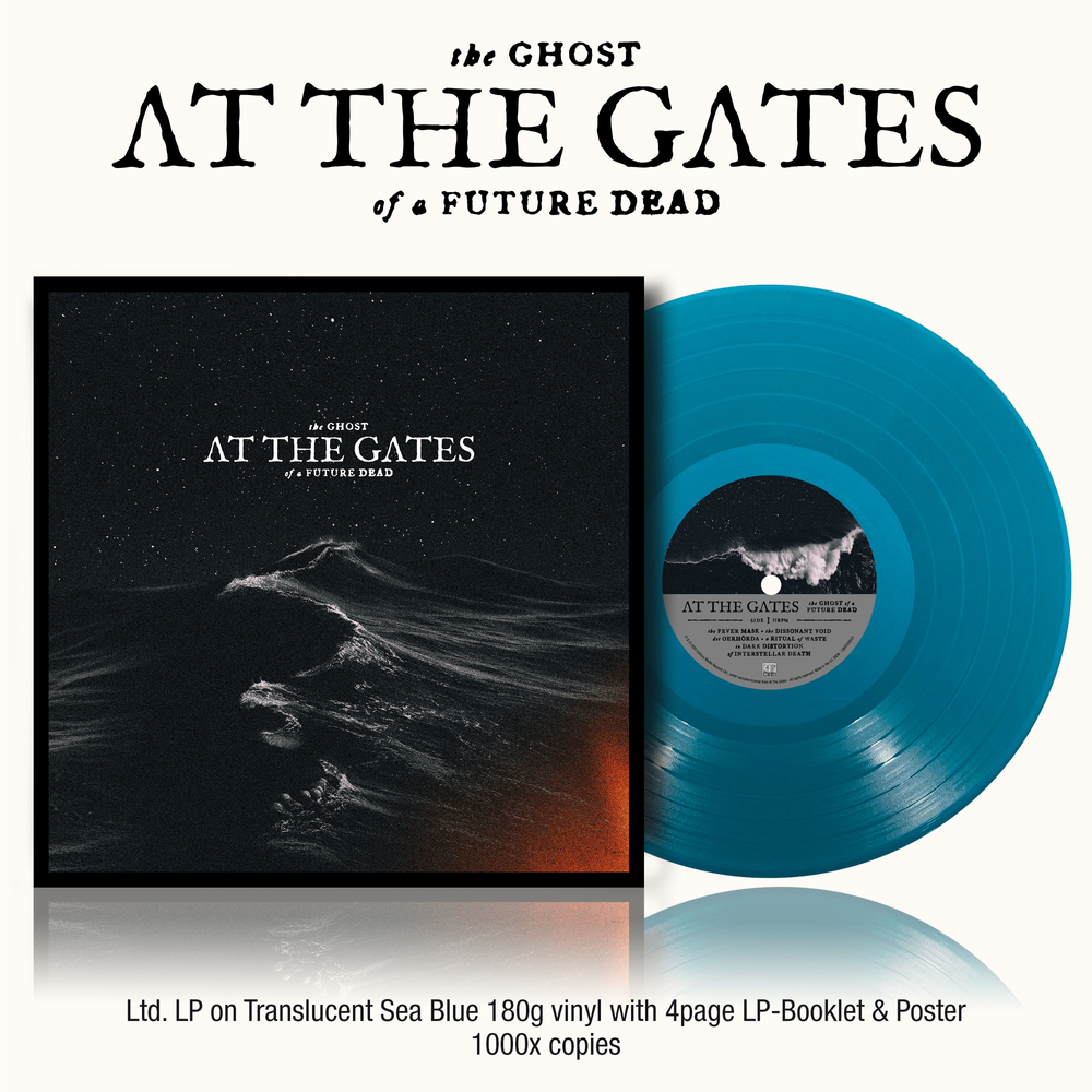 At The Gates- The Ghost of a Future Dead [Transparent Sea Blue] - LP